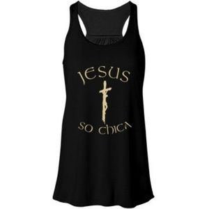 EXCLUSIVE SO CHICA BRAND FLOWY RACER BACK TANK TOP